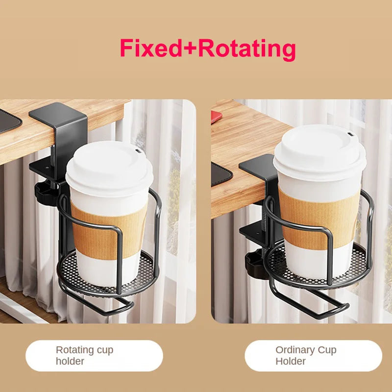 Desk Cup Holder with Headphone Hanger