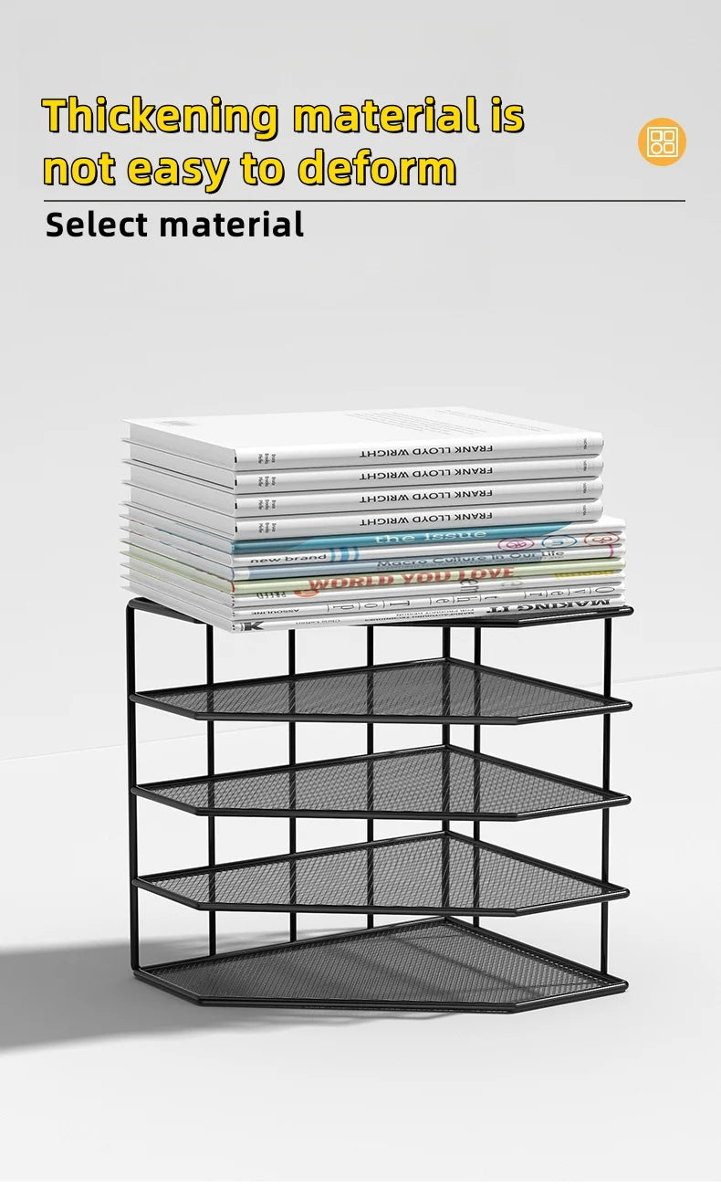 Standing Metal Office File Rack