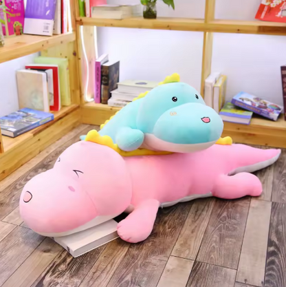 80cm Dinosaur Plush Pillow - Soft Cuddly Kids Toy