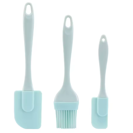 3Pc Silicone Spatula Set for Baking