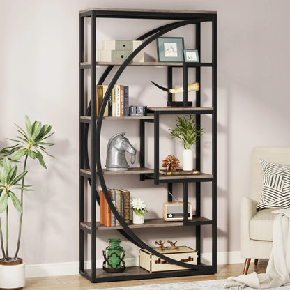 Archeon Geometric 6-Tier Bookcase