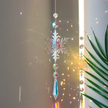 Crystal Snowflake Sun Catchers, Set of 4