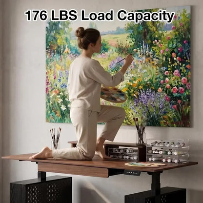 LED Storage Standing Desk