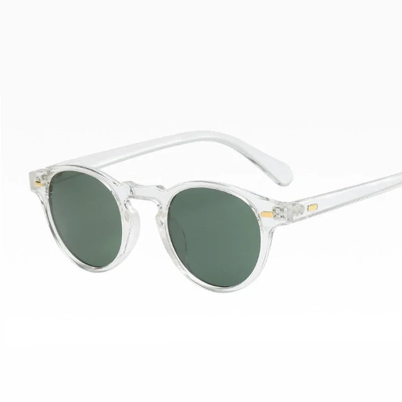 Retro Round Cat Eye Sunglasses, UV Protection