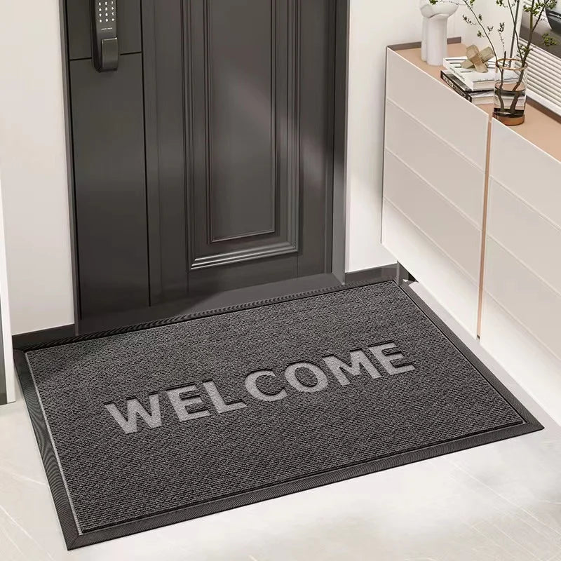 Ergové Outdoor Door Mat Rubber Polypropylene Dark Gray