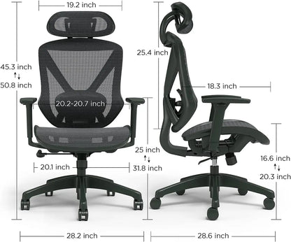 Black Mesh Task Chair