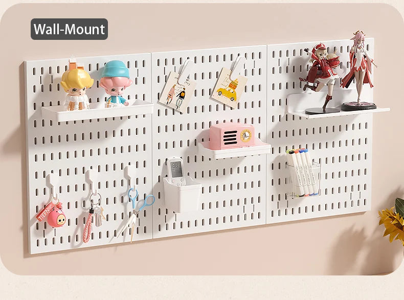 No-Drill Desktop Pegboard Organizer