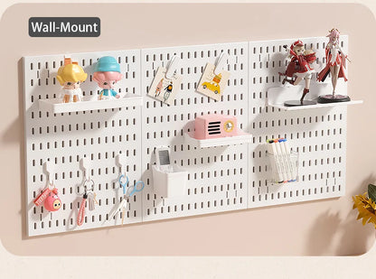 No-Drill Desktop Pegboard Organizer