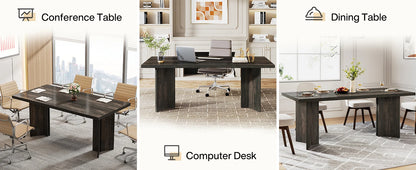 Vintage Farmhouse Executive Desk