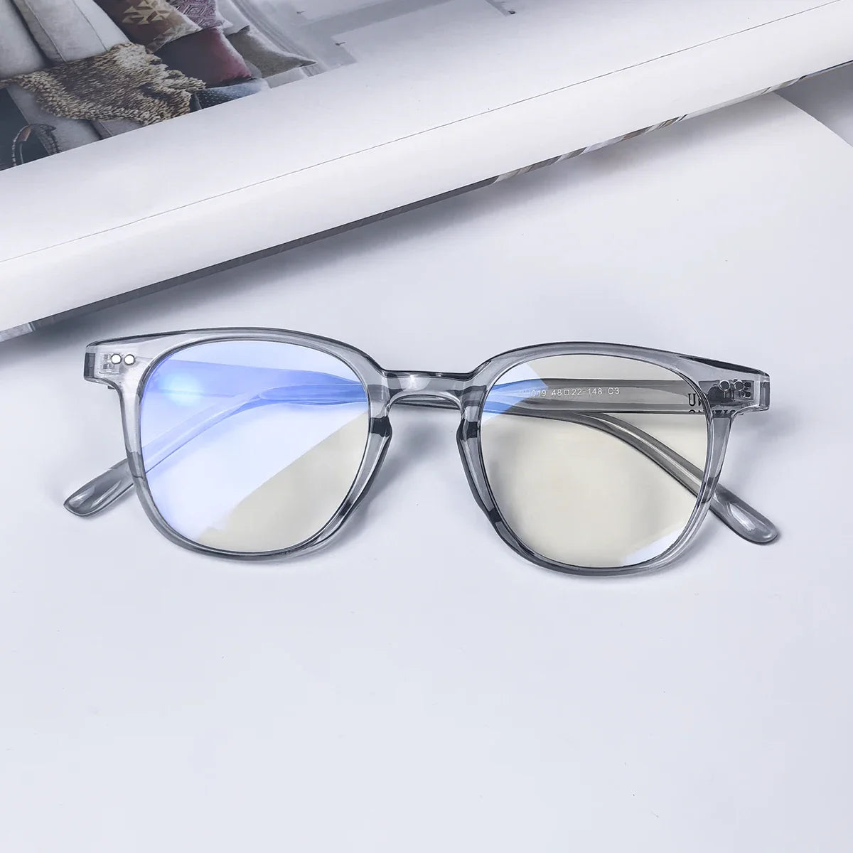 SHINU Women's Red Lens Glasses