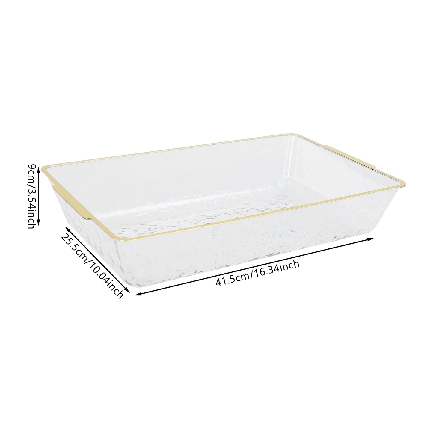 Chilled Serving Tray and Bowl Set