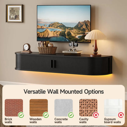 Aldric Floating Media Console