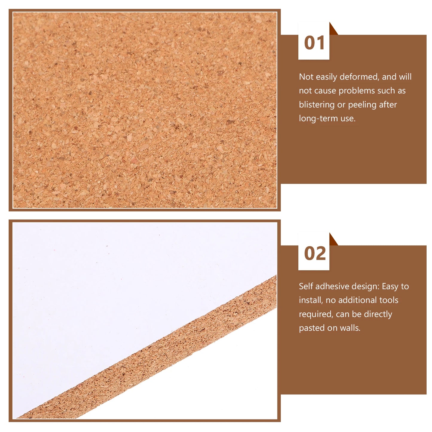 ThickCork 12mm Dense Cork Board 17in