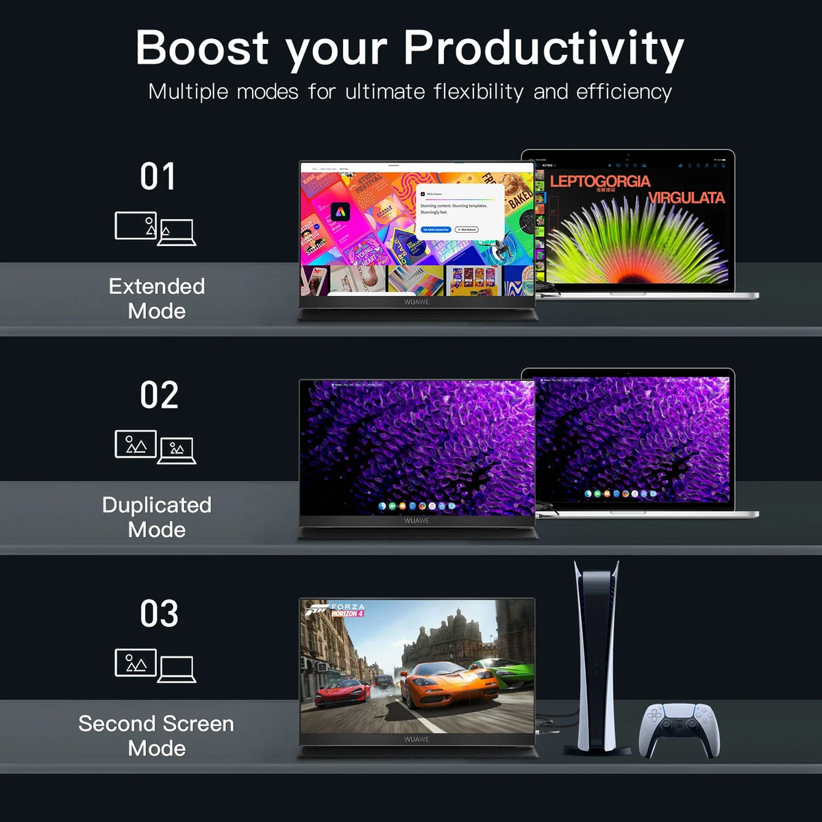 15.6" Portable USB-C Monitor for Travel