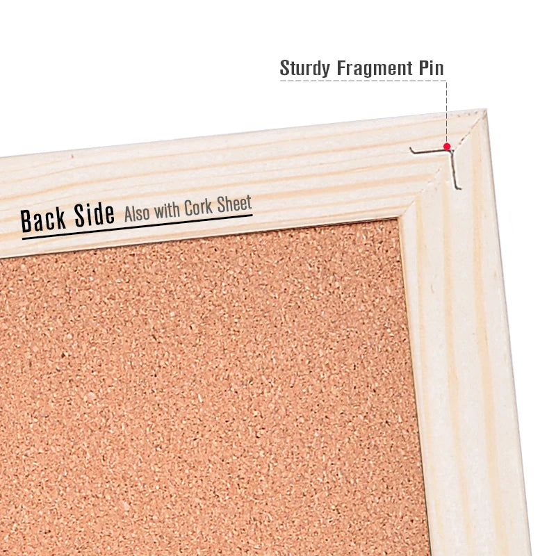 PineFrame Cork Bulletin Board