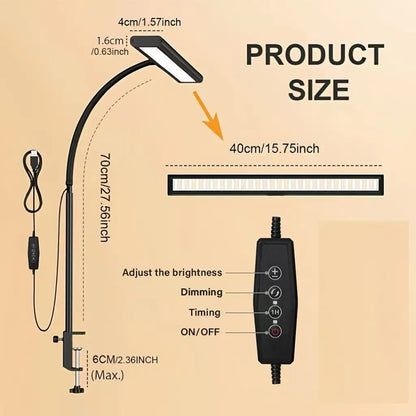 88-LED Sturdy Clamp Desk Lamp