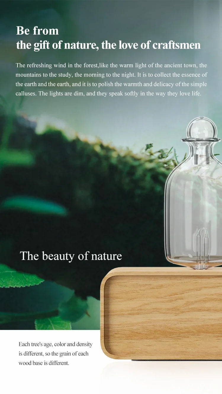 Waterless Nebulizing Essential Oil Diffuser