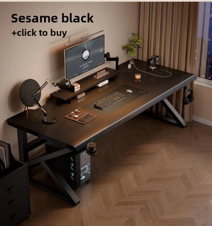 Onyx Rectangular Gaming Computer Desk