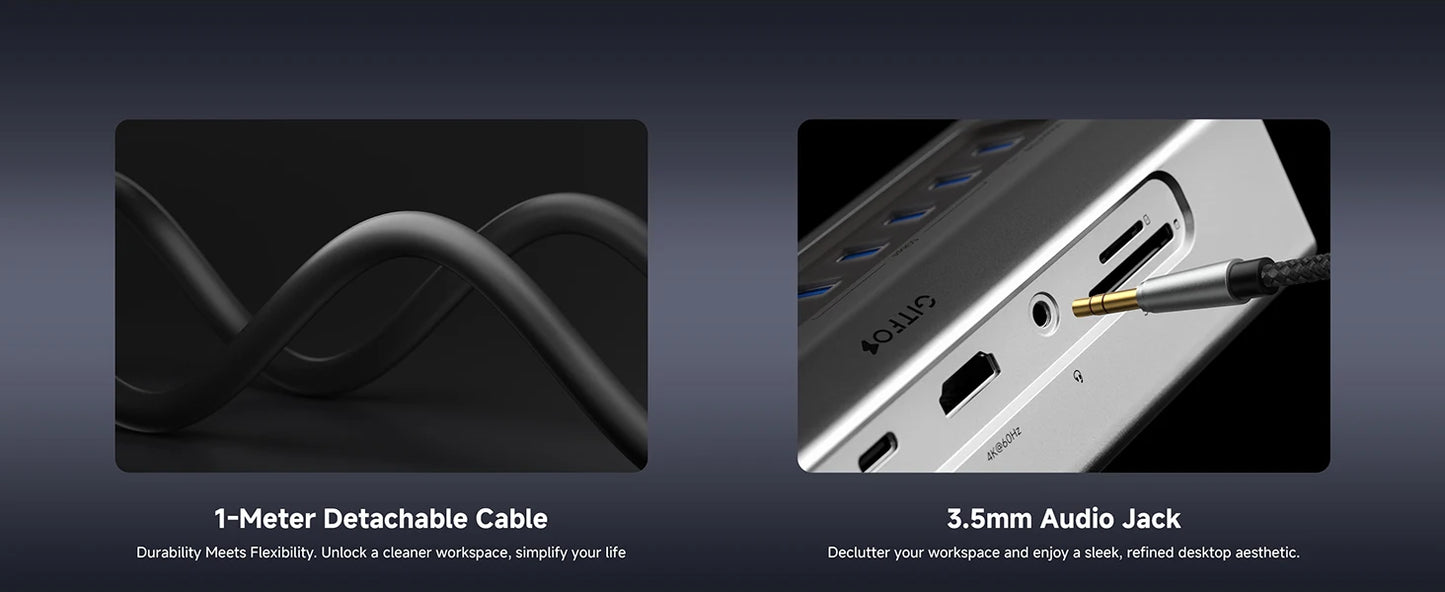 GITFOS 18-in-1 Docking Station
