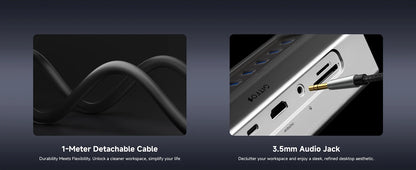 GITFOS 18-in-1 Docking Station