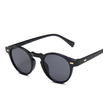 Retro Round Cat Eye Sunglasses, UV Protection