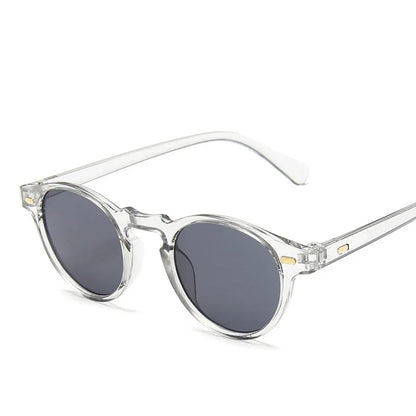 Retro Round Cat Eye Sunglasses, UV Protection