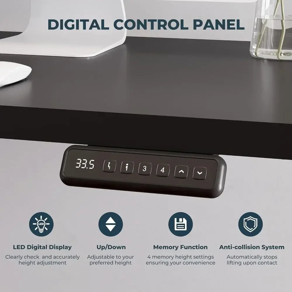 Aventra L-Shaped Electric Standing Desk