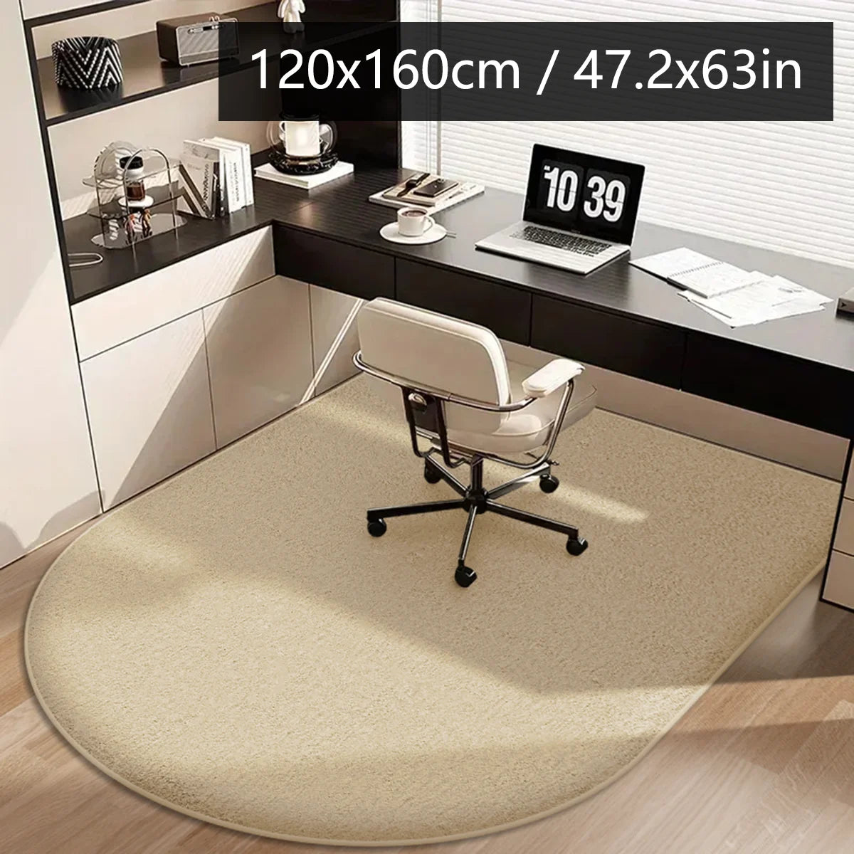 SolidDesk Flannel Chair Floor Mat