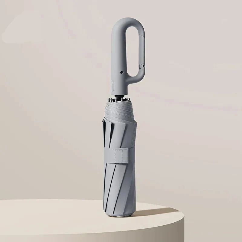 Windproof Folding Umbrella, Large Grip Handle