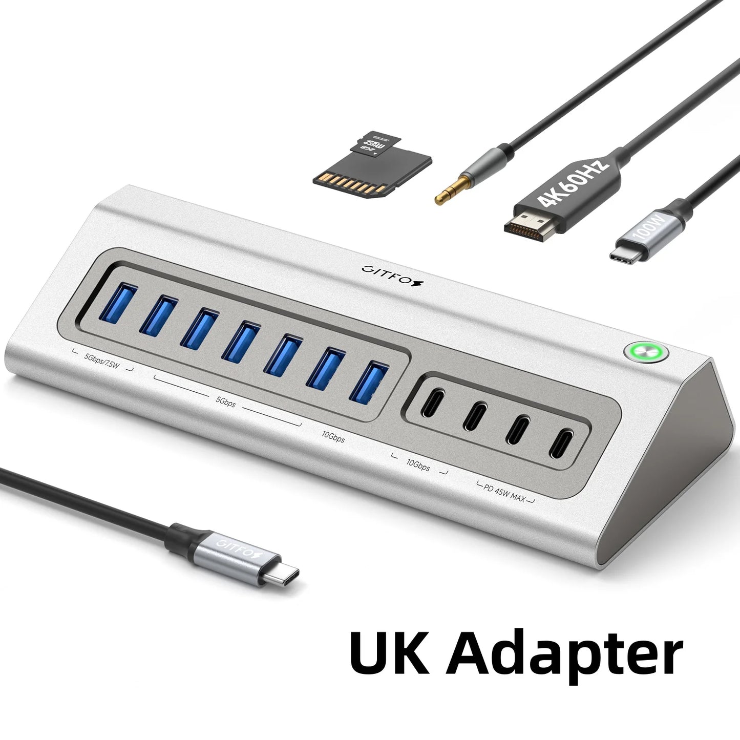 GITFOS 18-in-1 Docking Station