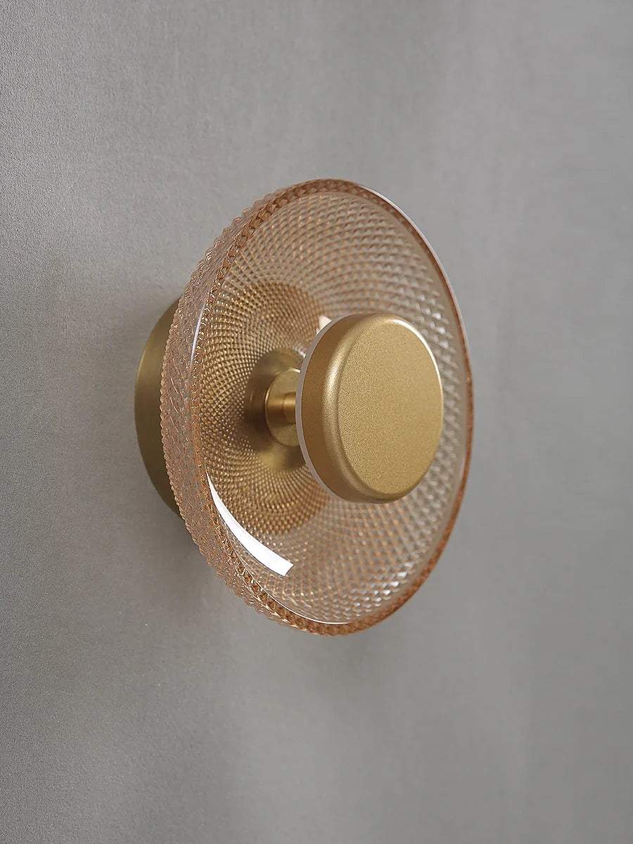 A Glass Disc That Glows From Within