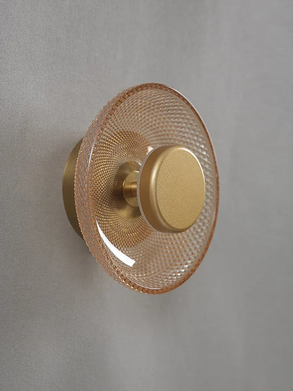 A Glass Disc That Glows From Within