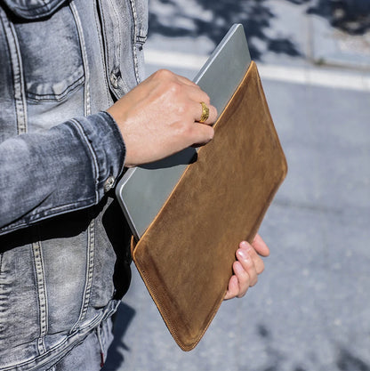 Cow Leather Laptop Sleeve