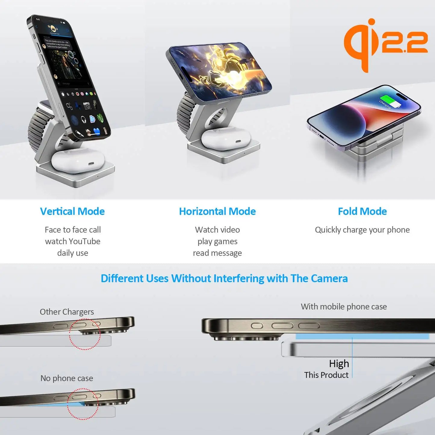 UltraFold 25W 3-in-1 Fast Wireless Charging Station