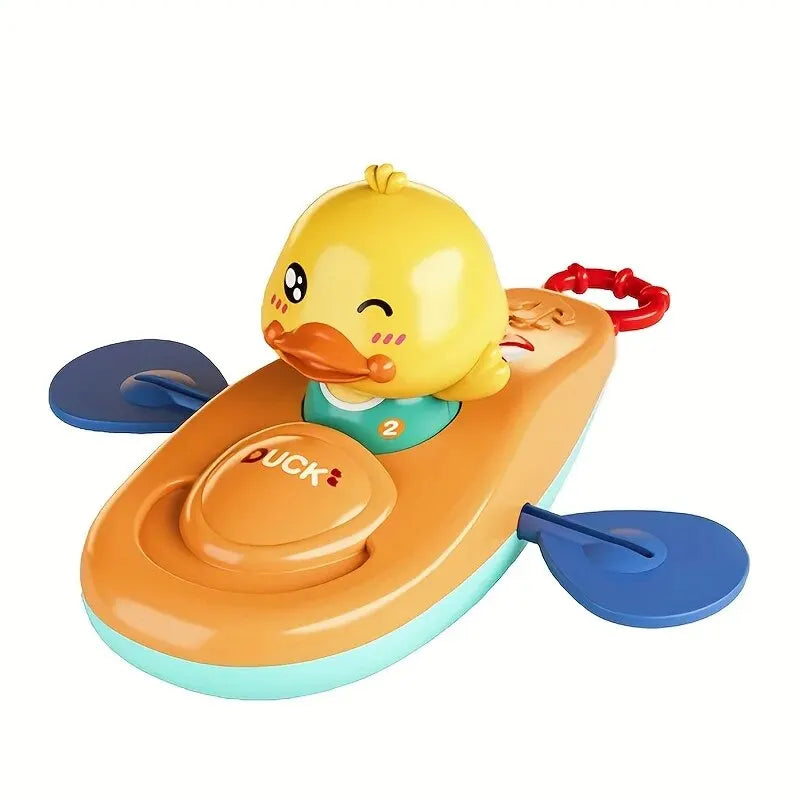 Yellow Duck Kayak Bath Toy for Kids