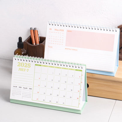 SpiralDesk 2026 Foldable Table Calendar