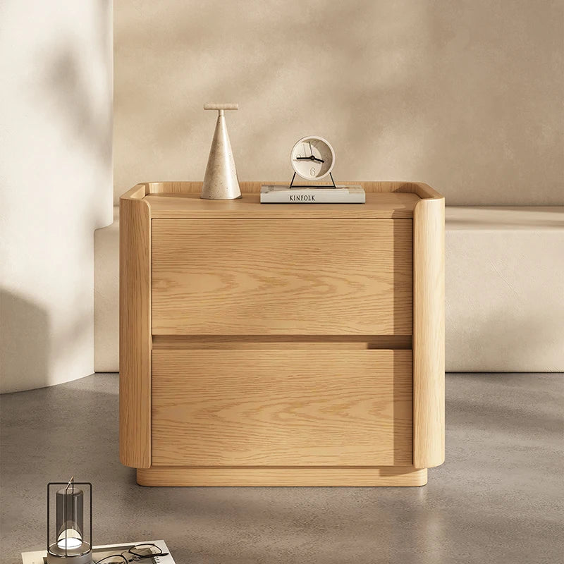 Modern Bedside Table with Integrated Storage