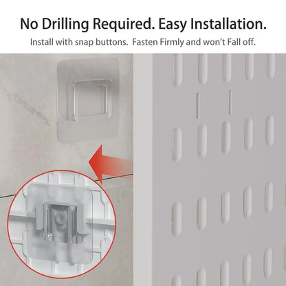 No-Holes Wall Pegboard Organizer