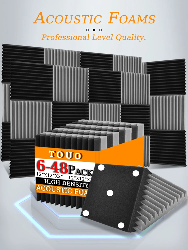 Studio Acoustic Foam Panel Set