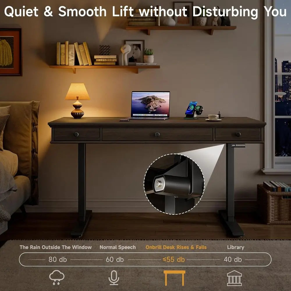 Retro Curved Standing Desk