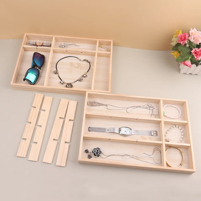 Stackable Wooden Jewelry Display