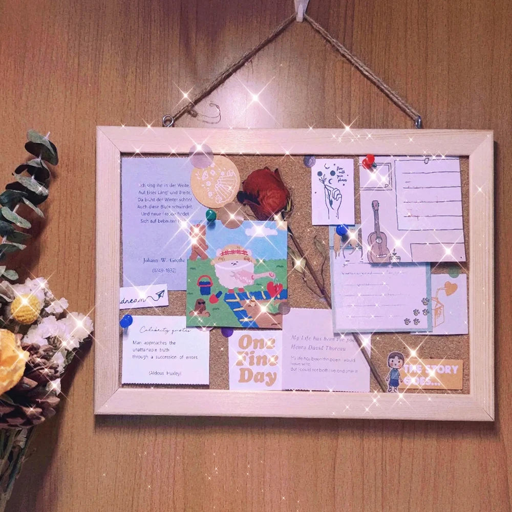 PineFrame Cork Bulletin Board