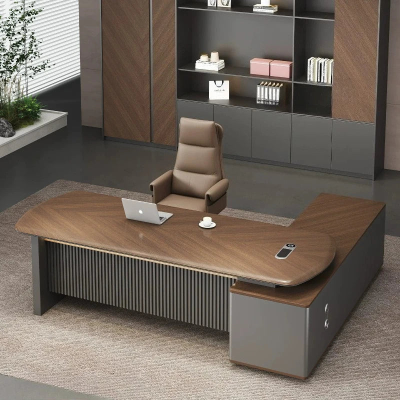 Dominion Executive L-Shaped Desk