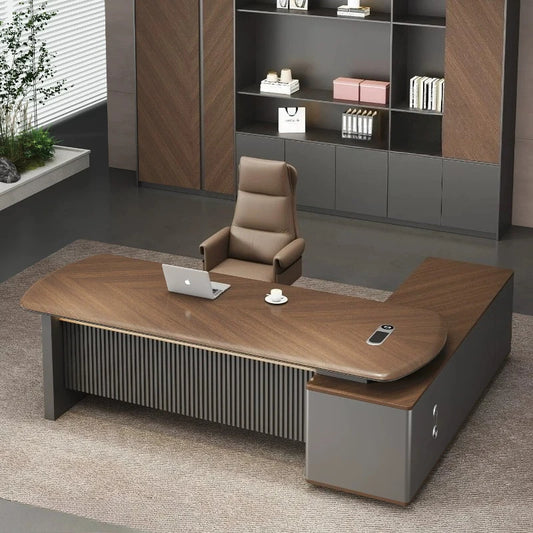 Dominion Executive L-Shaped Desk