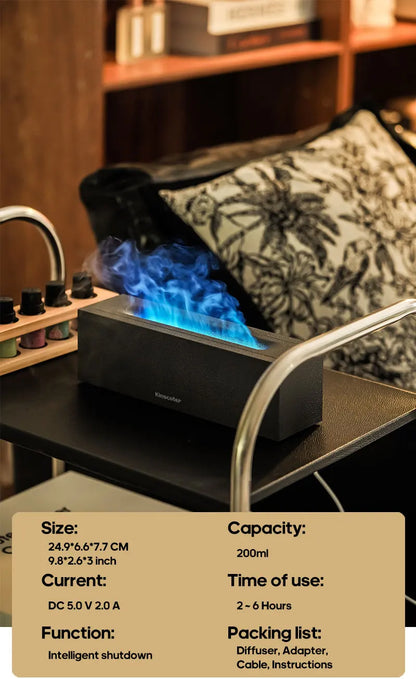 Flame LED Aroma Diffuser Humidifier