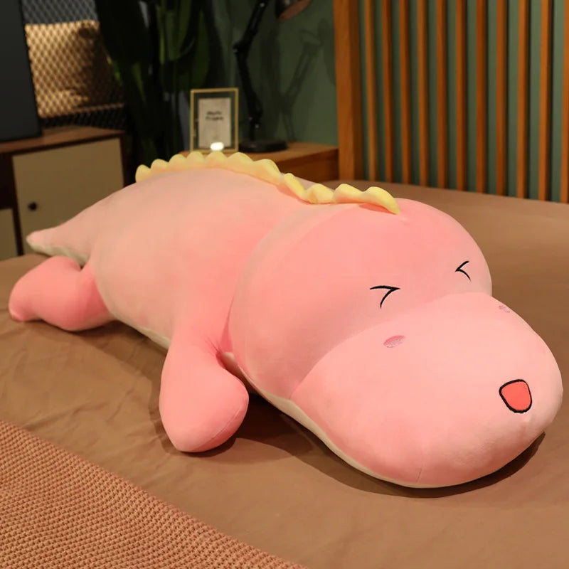 80cm Dinosaur Plush Pillow - Soft Cuddly Kids Toy