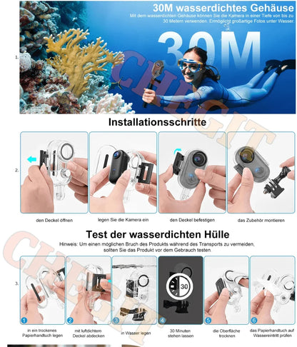 1080P Mini Action Camera, Helmet & Bike Mount