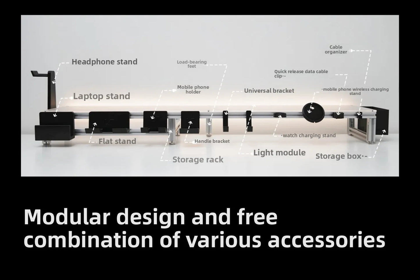 Aluminum Modular Monitor Stand