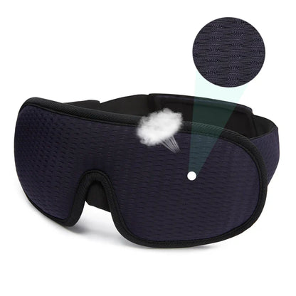 3D Sleep Mask - Total Blackout, No Pressure