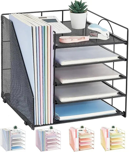 5-Tier Desktop Paper Tray Organizer